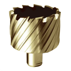 Broca de núcleo de HSS-Co con recubrimiento de TiN Ø 52 x 30 mm