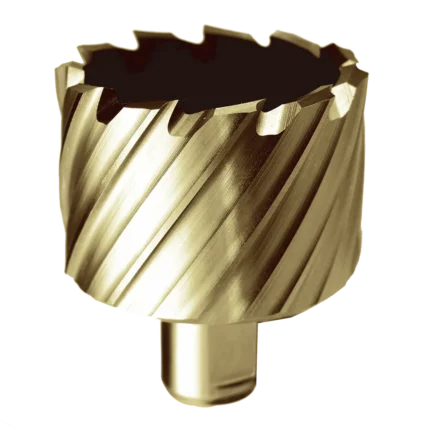 Broca de núcleo de HSS-Co con recubrimiento de TiN Ø 52 x 30 mm