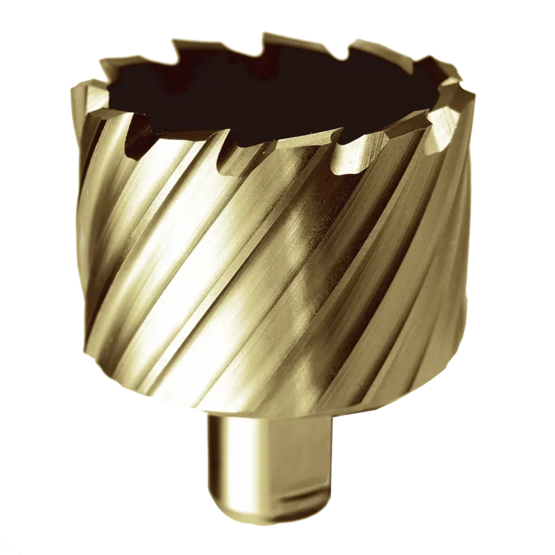 Broca de núcleo de HSS-Co con recubrimiento de TiN Ø 52 x 30 mm