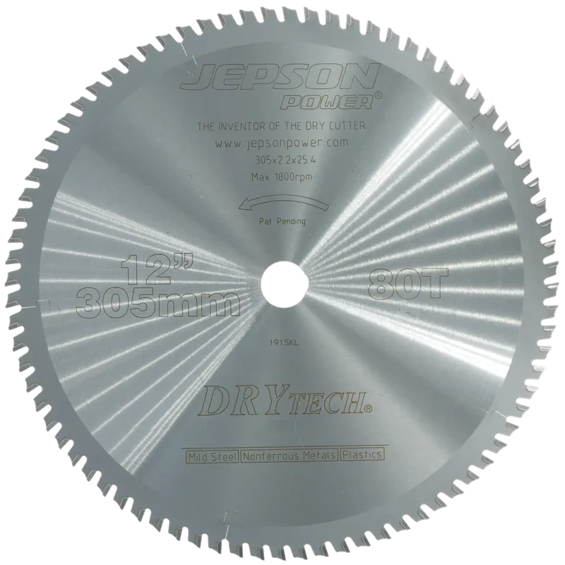 Jepson 600540 – Disco de Corte para Acero Inoxidable Ø 305 mm (12″) 80T - SKU 600540