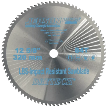 Jepson 608276ELBS – Disco de Corte para Metal Ø 320 mm (12 5/8″) 84T LBS - SKU 608276ELBS