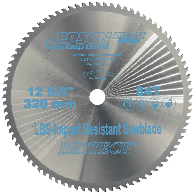 Jepson 608276ELBS – Disco de Corte para Metal Ø 320 mm (12 5/8″) 84T LBS - SKU 608276ELBS