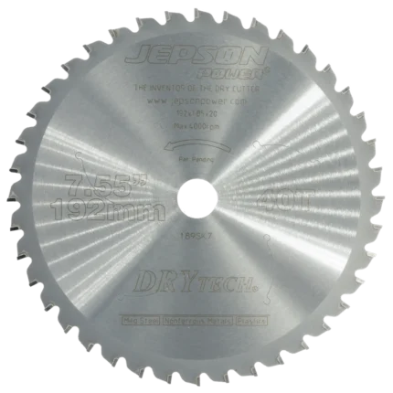Jepson 719240 – Disco de Corte para Metal Ø 192 mm (7 5/8″) 40T - SKU 719240