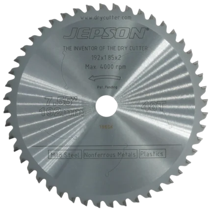 Jepson 719248 – Disco de Corte para Metal Ø 192 mm (7 5/8″) 48T - SKU 719248