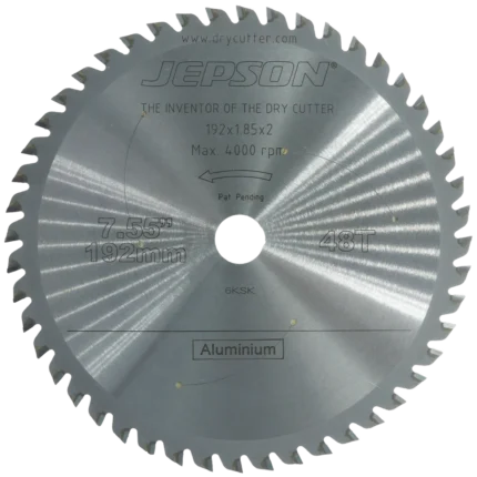 Jepson 719248A – Disco de Corte para Metal Ø 192 mm (7 5/8″) 48T - SKU 719248A