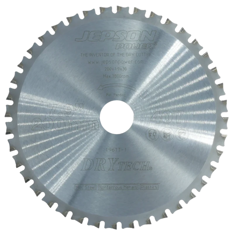 Jepson 72020040 – Disco de Corte para Metal Ø 200 mm (8″) 40T - SKU 72020040