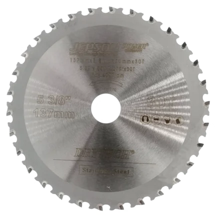 Jepson 72113730I – Disco de Corte para Acero Inoxidable Ø 137 mm (5 3/8″) 30T - SKU 72113730I