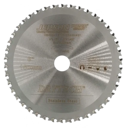 Jepson 72115042I – Disco de Corte para Acero Inoxidable Ø 150 mm (6″) 42T - SKU 72115042I