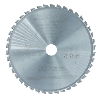 Jepson 72120342I – Disco de Corte para Acero Inoxidable Ø 203 mm (8″) 42T - SKU 72120342I