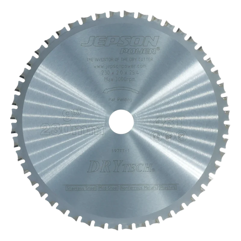 Jepson 72123048I – Disco de Corte para Acero y Acero Inoxidable Ø 230 mm (9″) 48T - SKU 72123048I