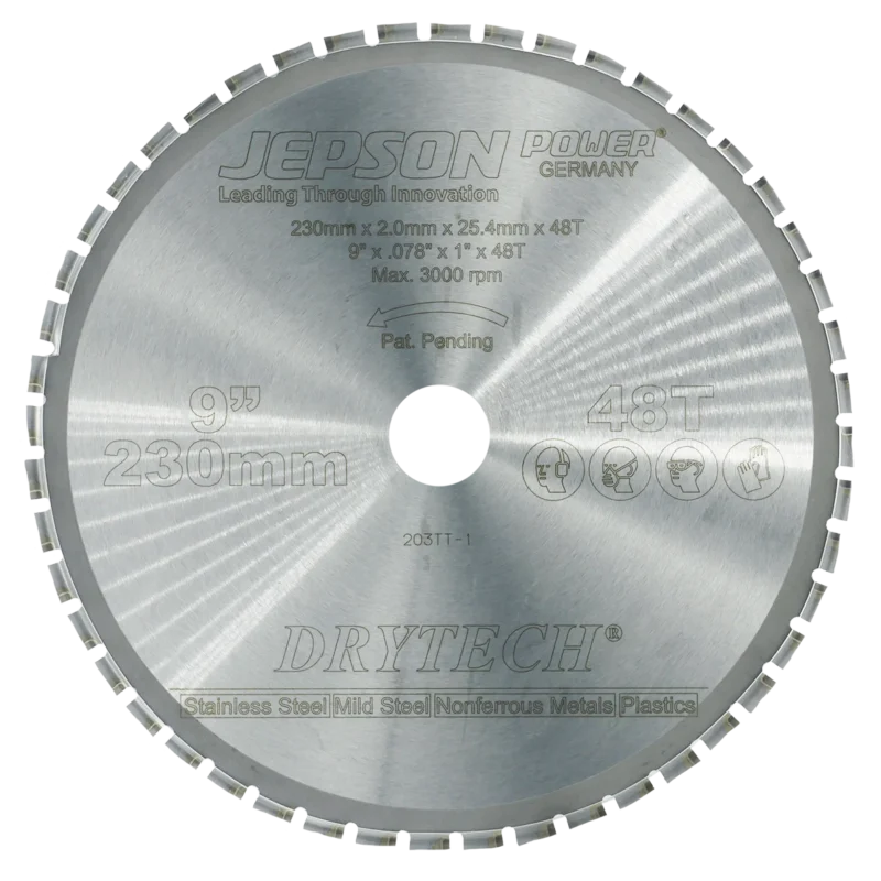 Jepson 72123060 – Disco de Corte para Metal Ø 230 mm (9″) 60T - SKU 72123060