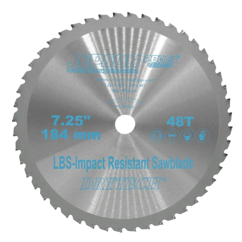 Jepson 72218448 – Disco de Corte para Metal Ø 184 mm (7 1/4″) 48T LBS - SKU 72218448