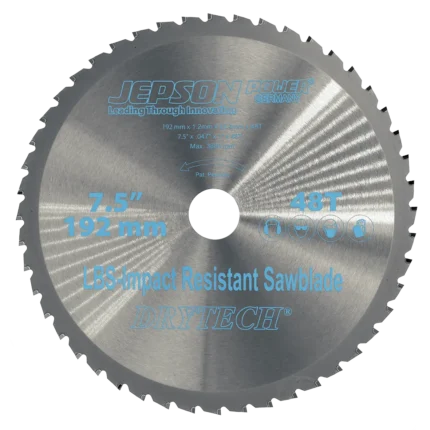Jepson 72219248 – Disco de Corte para Metal Ø 192 mm (7 1/2″) 48T LBS - SKU 72219248