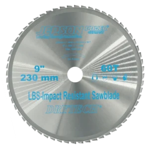 Jepson 72223060 – Disco de Corte para Metal Ø 230 mm (9″) 60T LBS - SKU 72223060