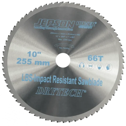 Jepson 72225566 – Disco de Corte para Metal Ø 255 mm (10″) 66T LBS - SKU 72225566
